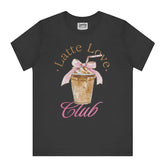 Latte Love Club Design T-Shirt Unique Product Type